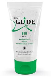 Just Glide Bio-Gleitgel - Anal-Gleitmittel, latexsicher, geruchsneutral