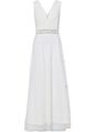 Brautkleid mit schöner Spitze Gr. 40 Weiss Maxi-Abend-Party-Cocktailkleid Neu*