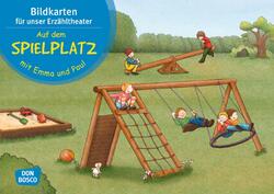 Monika Lehner | Auf dem Spielplatz mit Emma und Paul. Bildkartenset. | Box