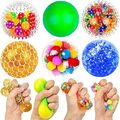 Anti-Stressbälle Pipihome zum Kneten 6 Stück Bälle Glitzer Bunt Spielzeug B-WARE