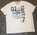 CAMP DAVID ღღ T-Shirt kurzarm ღღ weiß & Motiv ღღ Gr. XXXL ღღ