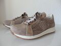 Ara Sneakers Leder  beige Weite H Gr. 37,5