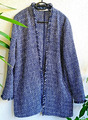 BETTY BARCLAY Strickjacke Webjacke Gr. 40 mit Fransen Cardigan