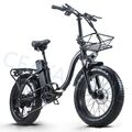 Faltbares Elektrofahrrad 20 Zoll E-Bike 48V 15AH EFahrrad 800W Moped Fatbike MTB