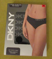 DKNY Slips 4er Pack Seamless Rib Bikini Slip Medium UK 10/12 Schwarz, Neu