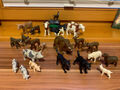 jk- Playmobil Tier Tierfamilie Kuh Kalb Pferd Reh Waschbär Gemse Hunde - Auswahl