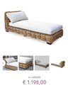 Rattanliege Chaiselongue classico 