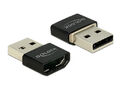 Delock Adapter HDMI A Buchse > USB Typ A Stecker schwarz USB 2.0 HDMI Adapter