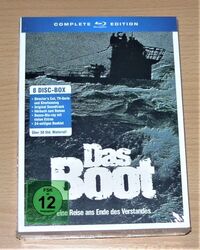 DAS BOOT COMPLETE EDITION BLU RAY + CD + HÖRBUCH + BOOKLET IM SCHUBER NEU & OVP