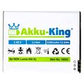 Akku-King Akku BV-T4D für Microsoft Nokia Lumia 950 XL Dual SIM Cityman Accu