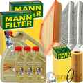 MANN INSPEKTIONSPAKET+8L CASTROL 5W-30 MOTORÖL passend für BMW 5er E60 E61 535d