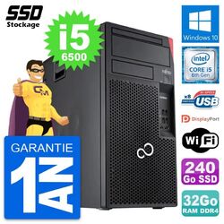 PC tour Fujitsu Esprimo P557 MT Intel i5-6500 RAM 32Go SSD 240Go Windows 10 Wifi