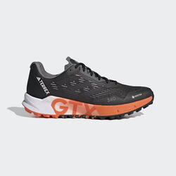 Adidas Herren TERREX AGRAVIC FLOW GORE-TEX Trail Laufschuhe 2.0 Schwarz/Orange