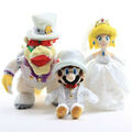 Super Mario Bros Wedding Bowser Princess Peach Plüsch Spielzeug Stofftier Puppe