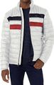 TOMMY HILFIGER Herren Puffer Jacke Winterjacke Übergangsjacke Kapuze Blau NEU