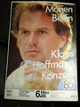 Plakat Klaus Hoffmann Morjen Berlin Concert 1986 München A1 