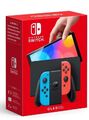 Nintendo Switch OLED-Modell 64GB  Spielekonsole - Schwarz/Neon-Blau/Neon-Rot NEU