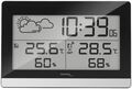 Technoline WS 9255 Wetterstation Funkuhr Frostalarm Weckalarm Schwarz,Silber