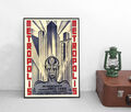 Plakat - Fritz Lang: Metropolis - Poster Filmposter Kino UFA Filmplakat