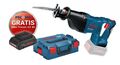 BOSCH AKKU-SÄBELSÄGE GSA 18V-LI CLIC & GO 060164J007 IN L-BOXX SONDERANGEBOT