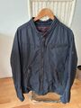 NAGANO Herren kurze Jacke XL 54 Blouson dunkelblau / orange neuwertig