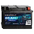 HeyVolt Start Autobatterie 12V 85Ah Starterbatterie ersetzt 75Ah 77Ah 80Ah