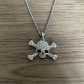 vivienne westwood pearl skull kette