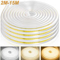 230V COB Neon LED Stripe Streifen Flex Schlauch Leiste Band Keine Lichtpunkte DE