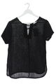 ICHI Kurzarm-Bluse Damen Gr. DE 36 schwarz Casual-Look