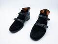 CHIE MIHARA Damen Boots Ankle Boots Schnallen Leder schwarz Gr40 EU Art 21333-98
