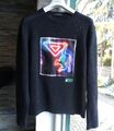 PRADA SWEATER 54 wool knit pullover black l xl virgin ape triangle