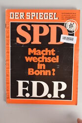 Der Spiegel -  Nr. 40  -  September 1969  -  SPD FDP Machtwechsel in Bonn?