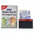 Sega Master System Spiel : Wonder Boy III The Dragons Trap - Modul Anleitung OVP