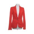 Zara Basic, Blazer, Größe: S, Rot, Baumwolle/Acetat, Einfarbig, Damen #Pnl