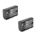 2x Akku für Canon Batteriegriff BG-E7 BG-9 BG-E6 BG-E13 BG-E14 1300mAh