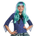 KINDER MONSTER HIGH TWYLA PERÜCKE # Halloween Karneval Kostüm Party Meerjungfrau