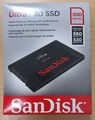 SanDisk SSD Ultra 3D 500GB R/W 560/530 MBs SDSSDH3-500G-G26 SSD Festplatte