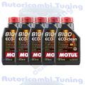 MOTUL 8100 Eco-Clean 0W30 Acea C2 Motoröl Auto 100% Kunststoff - 5 Liter