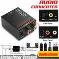 Digital Zu Analog Audio Konverter Wandler Optisch Toslink Koaxial Auf RCA DEU