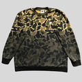 Adidas Herren Pullover XL Baumwolle Grün Camouflage Firebird SST Originals Sweater 