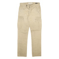 Alpha Industries Cargo Herrenhose beige schmal gerade W30 L33