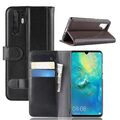 Wallet Echt Leder Handy Tasche Innenfach Klapp Hülle Etui Bag für Huawei P30 Pro