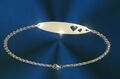 ♥ ♥ ♥ Armband oval, 925 Silber, mit Gravur nach Wunsch, Länge 15 bis 20 cm ♥ ♥ ♥