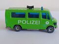 MERCEDES-BENZ 208 POLIZEI MANNSCHAFTSWAGEN SIKU 1627 GERMANY VON 1983-1990