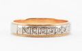 Ring 18 Karat Gold mit Diamanten / Halbewigkeitsring