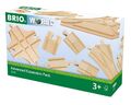 BRIO® | BRIO World 33307 Schienen- und Weichensortiment - 11 Weichen aus...