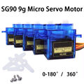 Micro SG90 9g Servo Motor 0-180 °/360 ° Servomotor für RC Hubschrauber Flugzeug