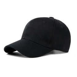 Baseballkappe Basecap Mütze Verstellbare Kappe Schwarz Herren Damen Baseball Cap