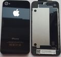 iPhone 4S  Akkudeckel Backcover  Rückseite aus Glas  Schwarz