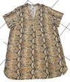 Kleid Hängerchen Tunika Kurzarm mit Animalprint von H&M Gr. L wie neu
